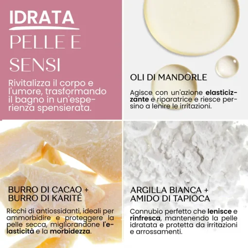 Caramella Bomba Da Bagno ROSSO DIVINO I Senso Naturale - immagine 5