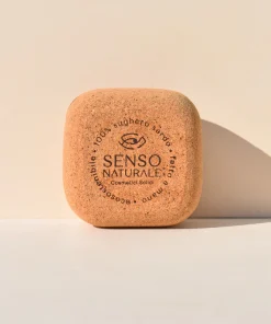 Contenitore in sughero sardo QUADRATO porta DOCCIA SCHIUMA e OLIO CORPO solido I Senso Naturale