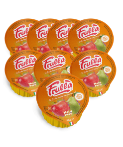 Polpa di frutta Mela Pera - Pack 18 pezzi