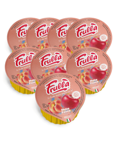 Polpa di frutta Mela Pesca - Pack 18 pezzi