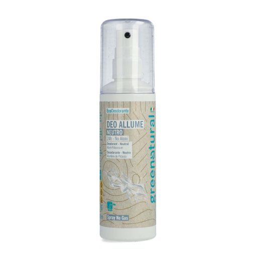 Deodorante allume di potassio NO GAS 100ml - neutro | Greenatural