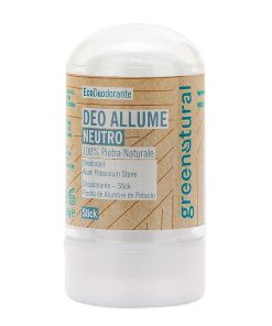 Deodorante allume di potassio stick pietra 60gr  | Greenatural