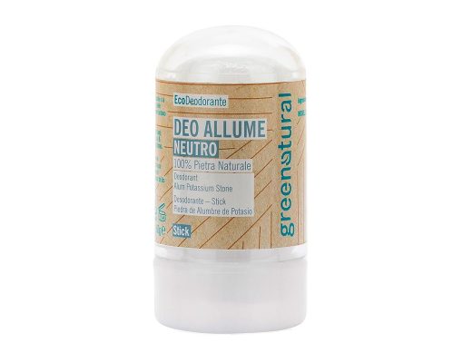 Deodorante allume di potassio stick pietra 60gr  | Greenatural