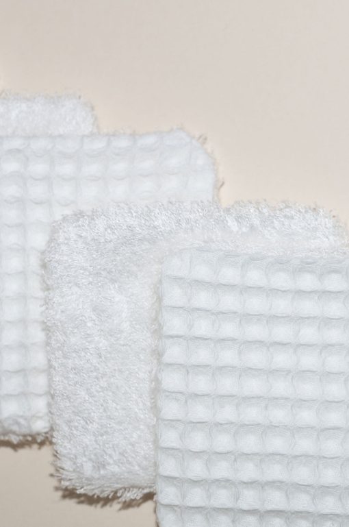 6 dischetti struccanti double in cotone e spugna di bambù - immagine 6