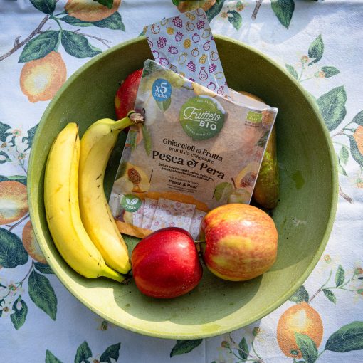 Ghiaccioli Frutteto 100% Frutta busta multipack 5 pezzi gusto Pesca&Pera BIOLOGICO - immagine 3