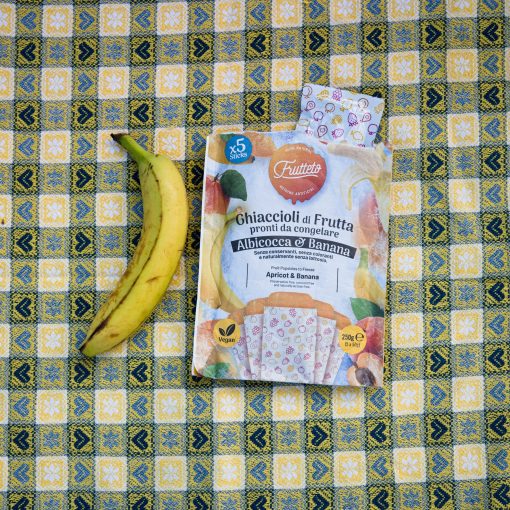 Ghiaccioli Frutteto 100% Frutta busta multipack 5 pezzi gusto Banana&Albicocca - immagine 2