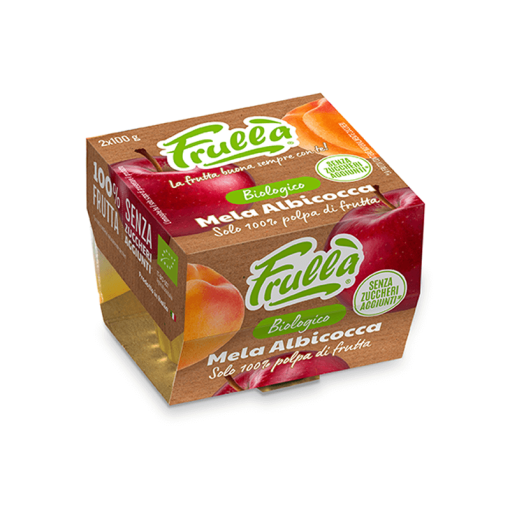 Polpa di Frutta Mela Albicocca Biologico - 2x100g