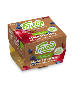 Polpa di Frutta Mela Mirtillo Biologico - 2x100g