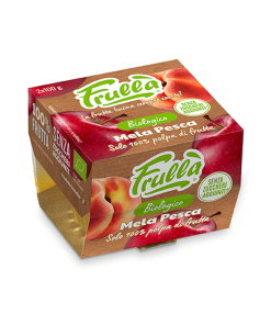 Polpa di Frutta Mela Pesca Biologico - 2x100g
