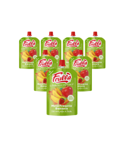 Frutta frullata Mela Fragola Banana - Pack 18 pezzi