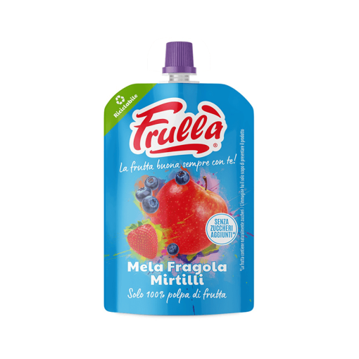 Frutta Frullata Mela Fragola Mirtilli