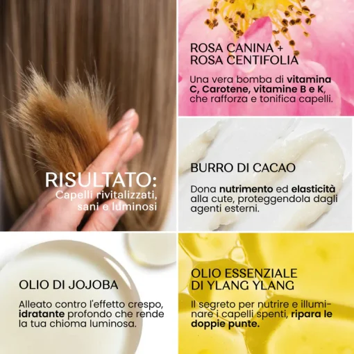 Fito Shampoo e Balsamo Solido NUTRIENTE - 2 in 1 per Capelli Secchi I Senso Naturale - immagine 4