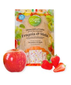Ghiaccioli Frutteto 100% Frutta busta multipack 5 pezzi gusto Fragola&Mela BIOLOGICO