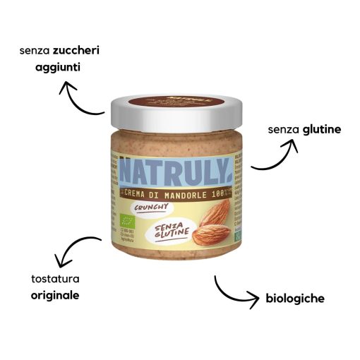 ​​CREMA DI MANDORLE 100% BIO 200 G | Natruly - immagine 2