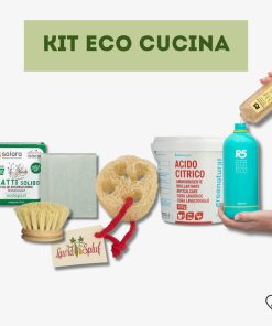 KIT ECO CUCINA | Sapone piatti solido, Posa sapone, Spazzola piatti, Acido citrico, Sgrassatore