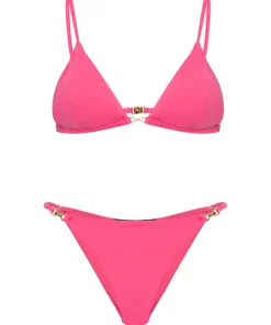 Kaia Bikini Bottom arricciato sul retro Pink