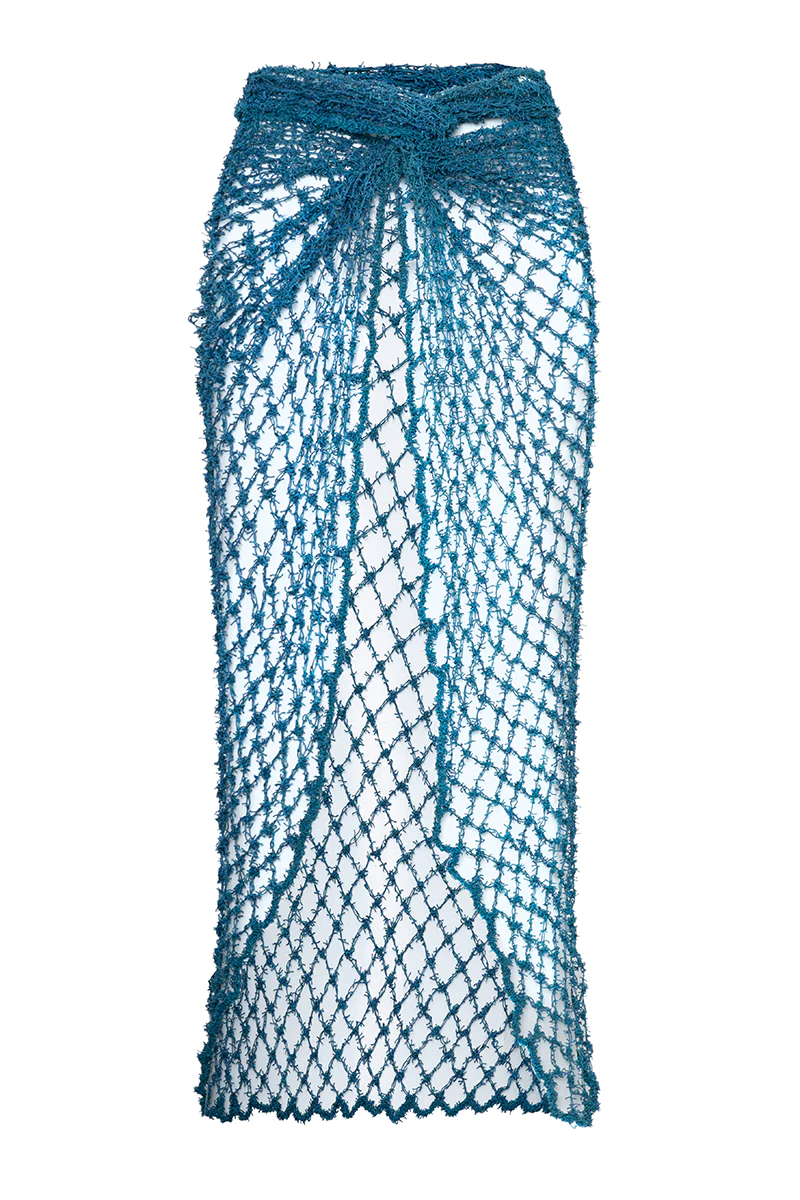 Gonna Net Crochet Pura Seta