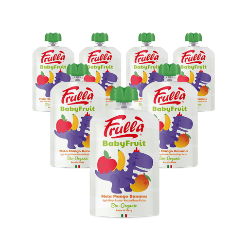 Baby Fruit Mela Mango Banana Biologico - Pack 10 pezzi