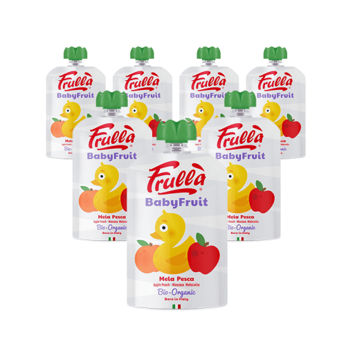 Baby Fruit Mela Pesca Biologico - Pack 10 Pezzi