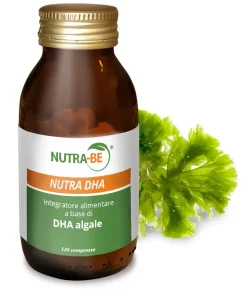 NUTRA DHA per cervello e vista | 120 compresse | Vegan