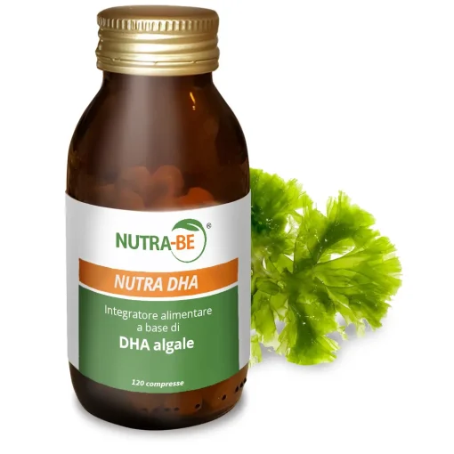 NUTRA DHA per cervello e vista | 120 compresse | Vegan