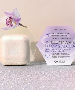 Olio Corpo Solido CRYSTAL GLOW - Crema Illuminante I Senso Naturale