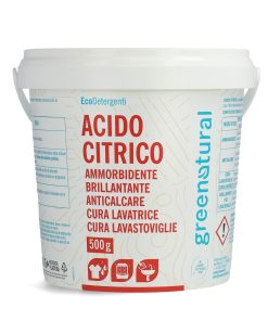 Acido Citrico - secchiello 0,5kg | Greenatural
