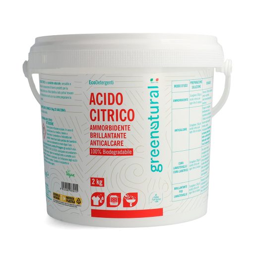 Acido Citrico - secchiello 2kg | Greenatural