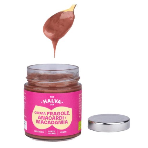 Crema Fragole, Anacardi & Macadamia Bio - 200gr | The Halva Lab - immagine 2
