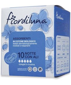 Assorbenti Notte con Ali (10 pezzi) I Fiordiluna