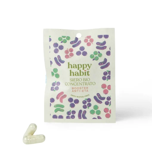 Siero Viso Bio Concentrato Anti-Età | 2 Capsule | Happy Habit