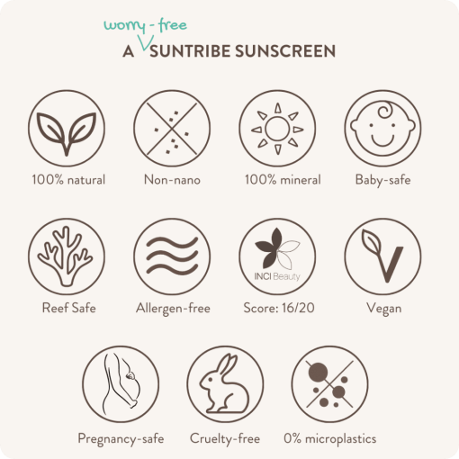 Crema Solare Minerale SPF 50 100ml I Suntribe - immagine 3
