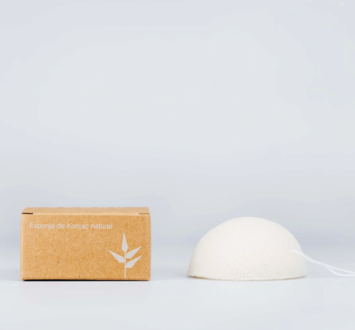 Spugna Konjac Bianca Viso | Spugna viso naturale purificante