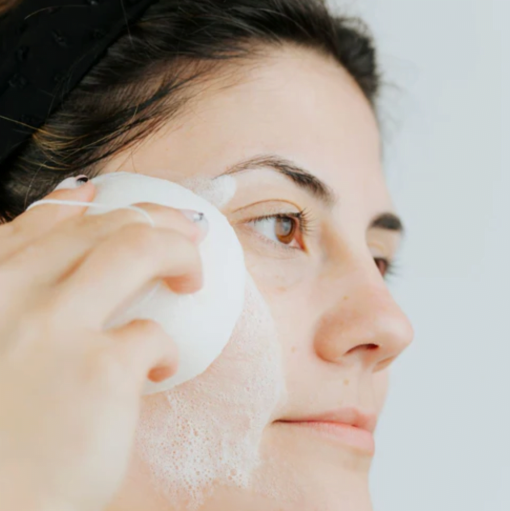 Spugna Konjac Bianca Viso | Spugna viso naturale purificante - immagine 3