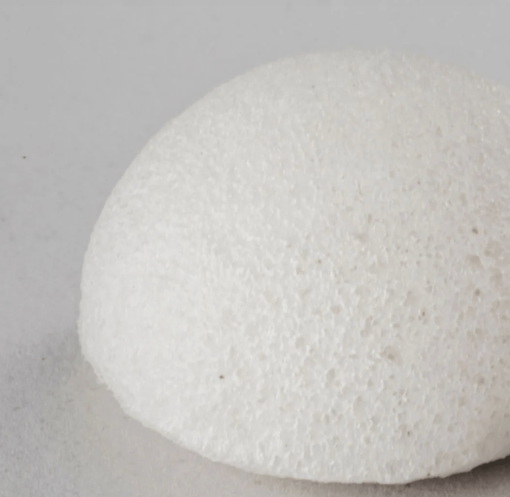 Spugna Konjac Bianca Viso | Spugna viso naturale purificante - immagine 4