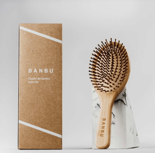 Spazzola Tonda | Spazzola antifrizz in legno di bambù