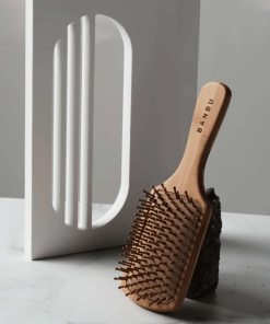 Spazzola Quadrata | Spazzola antifrizz in legno di bambù
