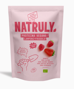 PROTEINE ​​VEGANE LAMPONI E FRAGOLE BIO 350 G | Natruly