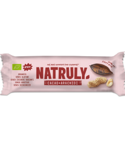 BARRETTA CRUDO-RAW CACAO + ARACHIDI (39.10% FRUTTA SECCA) BIO| Natruly