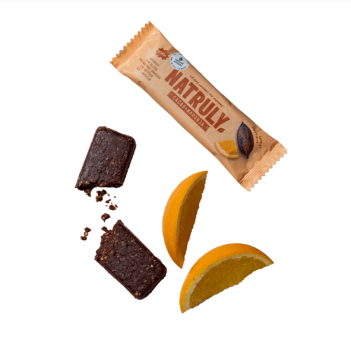 BARRETTA CRUDO-RAW CACAO + ARANCIA (39.20% FRUTTA SECCA) BIO | Natruly - immagine 4
