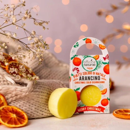 Arancino - Detersivo Piatti Solido Natalizio Arancio 25gr | Officina Naturae - immagine 2