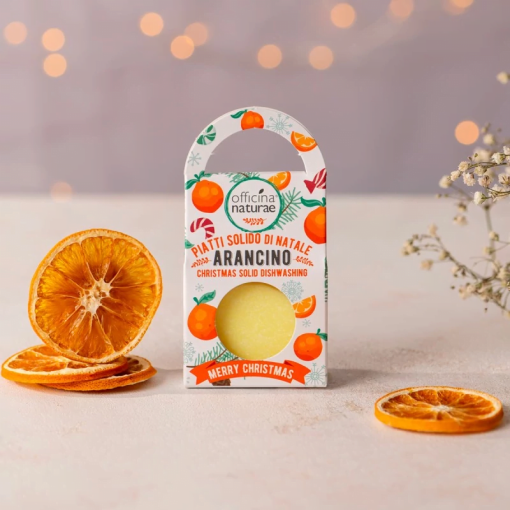 Arancino - Detersivo Piatti Solido Natalizio Arancio 25gr | Officina Naturae