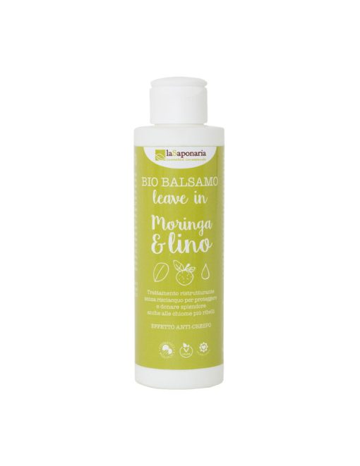 Balsamo bio ristrutturante Moringa & Lino | La Saponaria