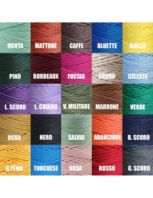 Borsa in macramè di cotone riciclato | Macramè de Candela - immagine 10