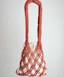 Borsa in macramè di cotone riciclato | Macramè de Candela