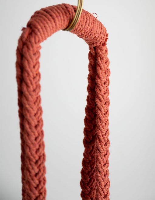 Borsa in macramè di cotone riciclato | Macramè de Candela - immagine 4