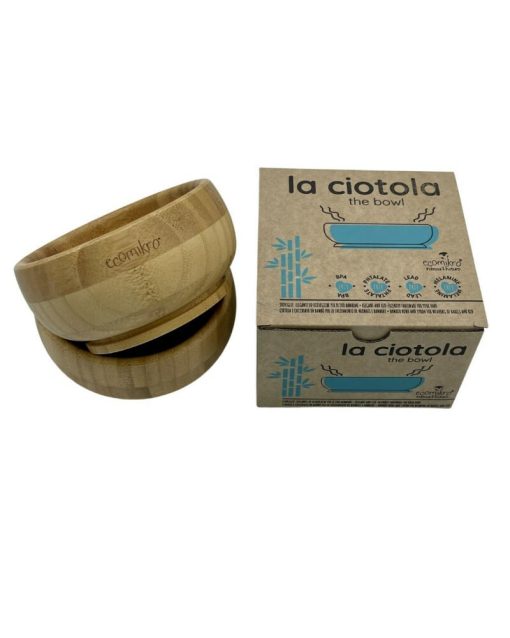 CIOTOLA PER BAMBINI CON CUCCHIAIO IN BAMBU' | ECOMIKRO - immagine 16
