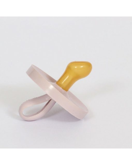 Ciuccio Rotondo Anatomico In Gomma Naturale LILLA | Baby Pop - immagine 2