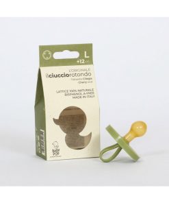 Ciuccio Rotondo Ciliegia In Gomma Naturale SALVIA | Baby Pop