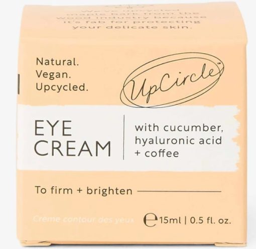 Crema contorno occhi ecologica con cetriolo, acido ialuronico e caffè - 15ml | UpCircle - immagine 4
